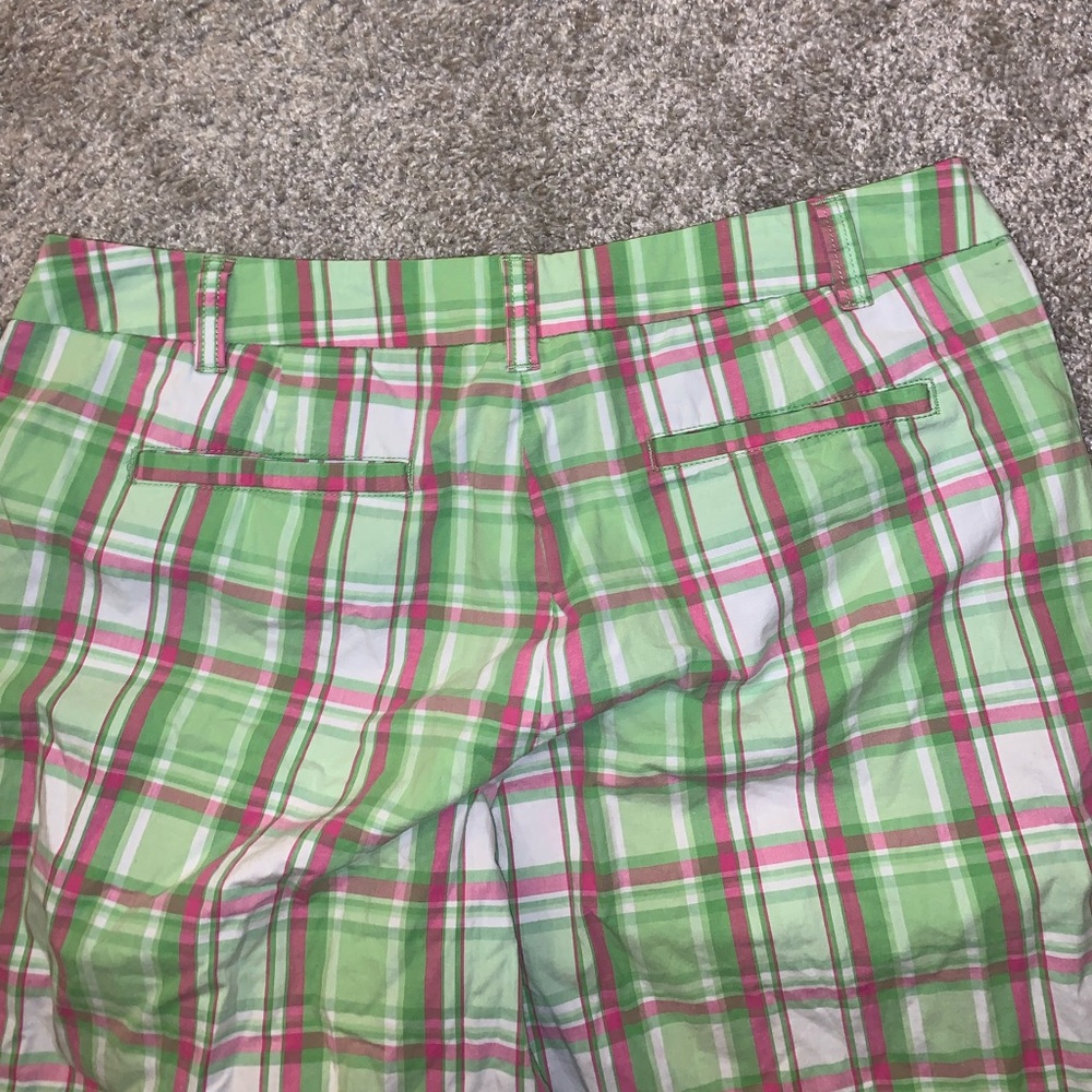 NY & Company Manhattan Plaid Chino shorts size 12 - Picture 12 of 12